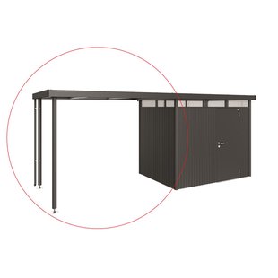 Biohort Afdak Highline H2 Donkergrijs 282x195x222cm