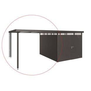 Biohort Afdak Highline H5 Donkergrijs 282x315x222cm