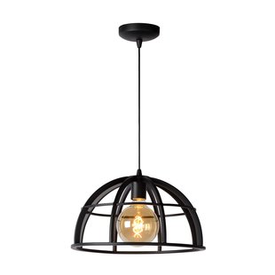Lucide Hanglamp Dikra - Zwart - 40cm - E27
