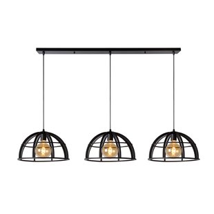 Lucide Hanglamp Dikra - Zwart - 3xe27