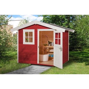 Weka Tuinhuis 123 - Rood - 241x235cm - 12 M³