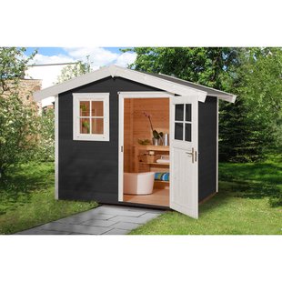 Weka Tuinhuis 123 - Antraciet - 241x235cm - 12 M³