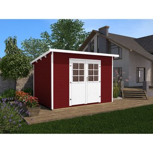 Weka Tuinhuis 219 - Rood - 295x240cm