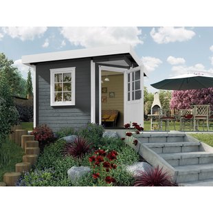 Weka Tuinhuis 213 Plus - Antraciet - 298x298cm