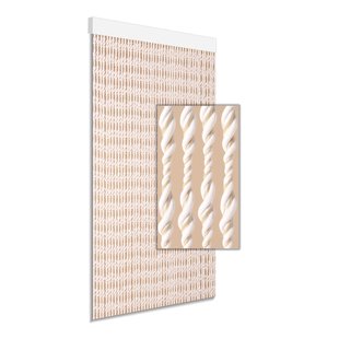 Degor Vliegengordijn Ember - 90x210cm - Beige - Huisdiervriendelijk