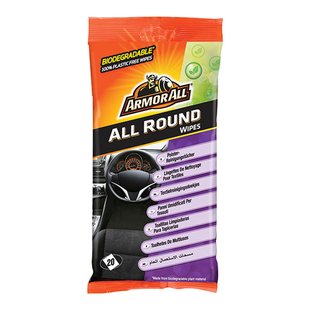 Armor All Reinigingsdoekjes All Bio Textiel - 20 Stuks