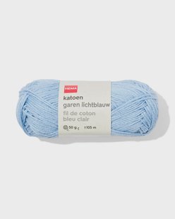 HEMA Katoen garen 50g 105m lichtblauw
