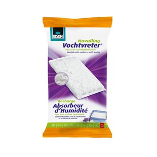 Bison Vochtvreter Navulzak Lavendel 1kg