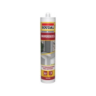 Soudal Voegkit Silicone Universeel Transparant 300 Ml