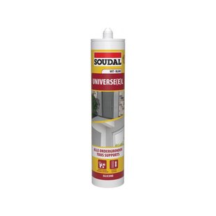 Soudal Voegkit Silicone Universeel Wit 300 Ml