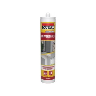 Soudal Universele Siliconenkit 0,3l Grijs