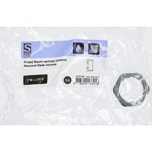 Sanivesk Draad Recht Verloop 1m X 3/4f Chroom