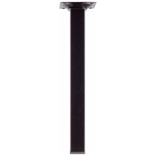 Duraline Meubelpoot Vierkant Staal 2,5x2,5x25cm Zwart