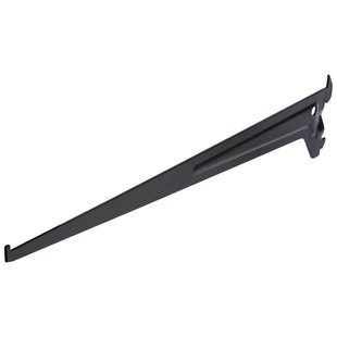 Duraline F-drager Enkel Zwart 40cm