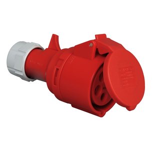 Kopp Cee Contrastekker 5-polig, 16a Rood