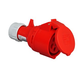 Kopp Cee Contrastekker 5-polig 32a Rood
