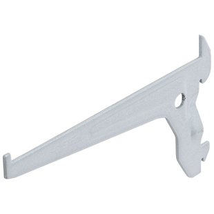 Duraline F-drager Enkel Mat Zilver 15cm