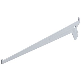 Duraline F-drager Enkel Mat Zilver 35cm