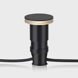 Garden 24 Decklight zwart 3W zijdelings Ø6cm Markslöjd - Modern - Metaal - 1 lamp