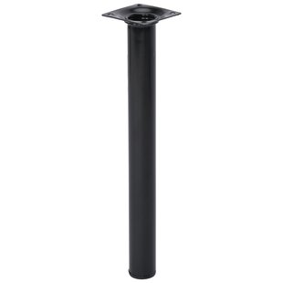 Duraline Meubelpoot Rond Staal 3x30cm Zwart