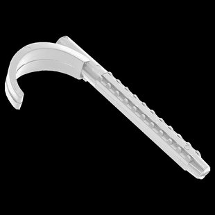 Sanivesk Vloerbeugel / Haak Enkel 10st 8-32mm Kunststof