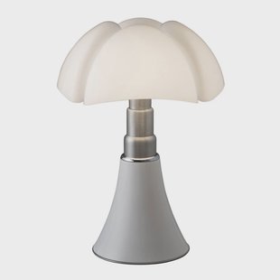 Pipistrello Med tafellamp, dimmer, wit Martinelli Luce - Woonkamer - Designer - Metaal - Met lampenkap