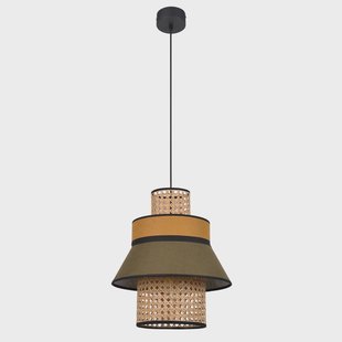 Singapour XML hanglamp kaki/curry MARKET SET - Woonkamer - Designer - Stof - 1 lamp