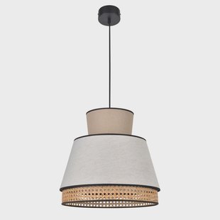 Singapour M hanglamp, nude MARKET SET - Woonkamer - Designer - Stof - 1 lamp