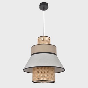 Singapour ML hanglamp nude MARKET SET - Woonkamer - Designer - Stof - 1 lamp