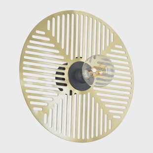 Waterlelie wandlamp messing Waterlily MARKET SET - Woonkamer - Designer - Metaal - Rond