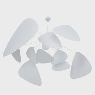 Screen XL hanglamp, 60 cm, wit, papier MARKET SET - Woonkamer - Designer - Papier / Karton - 1 lamp