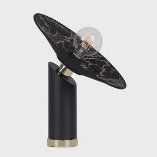 Gatsby tafellamp kumo zwart MARKET SET - Woonkamer - Designer - Metaal - Met lampenkap