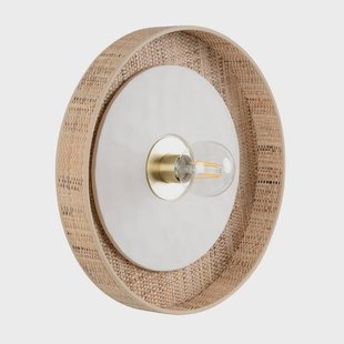 Portinatx wandlamp wit, Ø40cm MARKET SET - Woonkamer - Designer - Keramiek - Rond