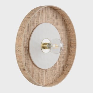Portinatx wandlamp wit, Ø50cm MARKET SET - Woonkamer - Designer - Keramiek - Rond