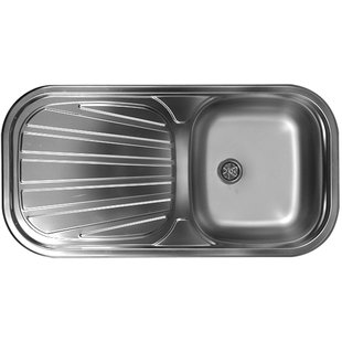 Isifix Inbouwspoelbak Symphonia 1 Bak Rvs 86x43cm