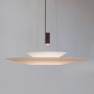 Flamingo LED hanglamp, koper, 70 cm Vibia - Woonkamer - Designer - Metaal - 1 lamp