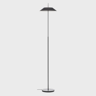 Mayfair LED vloerlamp, grafietgrijs Vibia - Woonkamer - Designer - Metaal - Met lampenkap