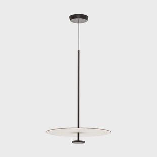 Flat LED hanglamp 1-lamp Ø 55 cm terracotta Vibia - Woonkamer - Modern - Metaal - 1 lamp
