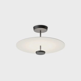 Flat LED plafondlamp 2-lamps Ø 55 cm wit Vibia - Woonkamer - Scandinavisch - Metaal