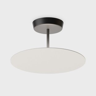 Flat LED plafondlamp, wit, Ø 40 cm, DALI dimbaar Vibia - Woonkamer - Scandinavisch - Metaal