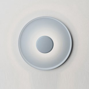 Top LED wandlamp Ø 40 cm blauw L1 Vibia - Woonkamer - Modern - Metaal - Rond