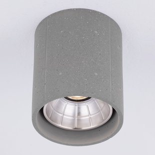 Nova Luce Ritz - buiten plafondverlichting - Ø 10,2 x 12 cm - 10W LED incl. - IP65 - grijs