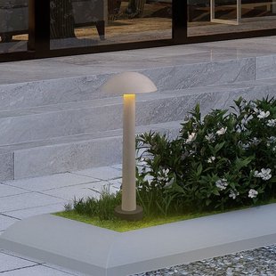 Nova Luce Tura - tuinpaal - Ø 20 x 55 cm - 7W LED incl. - IP65 - wit