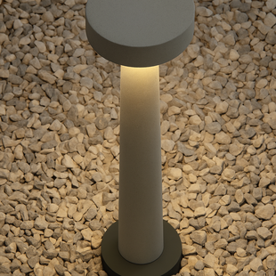 Nova Luce Cram - tuinpaal - Ø 11,5 x 50 cm - 5W LED incl. - IP65 - zand