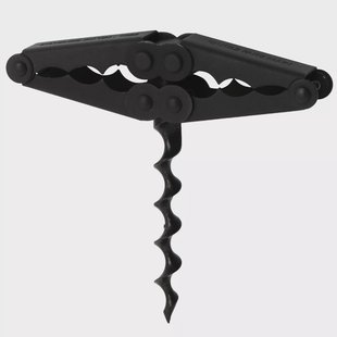 L'Atelier du Vin Pocket Collector Black 095115-8 Vintage Pocket Corkscrew, kurkentrekker