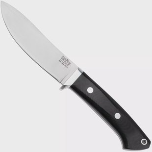 Bark River Classic Semi Skinner BR-02-182-021 CPM MagnaCut, Black Linen Micarta, bushcraftmes