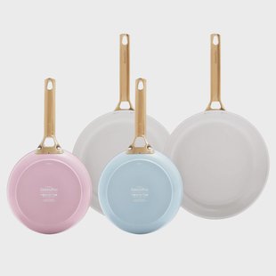 GreenPan - Padova Blush/Light Blue 4-delige Koekenpannenset 20/28 cm