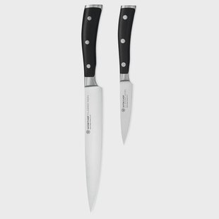 Wüsthof - Classic Ikon 2-delige Messenset - Vleesmes + Officemes