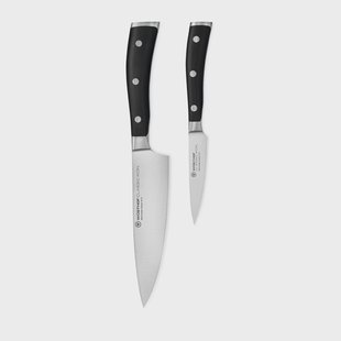 Wüsthof - Classic Ikon 2-delige Messenset - Koksmes klein + Officemes