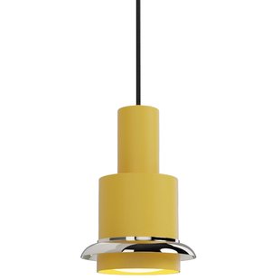 DCW&Eacute;ditions Chaumont Hanglamp &Oslash;15cm Yellow/Chrome Ring